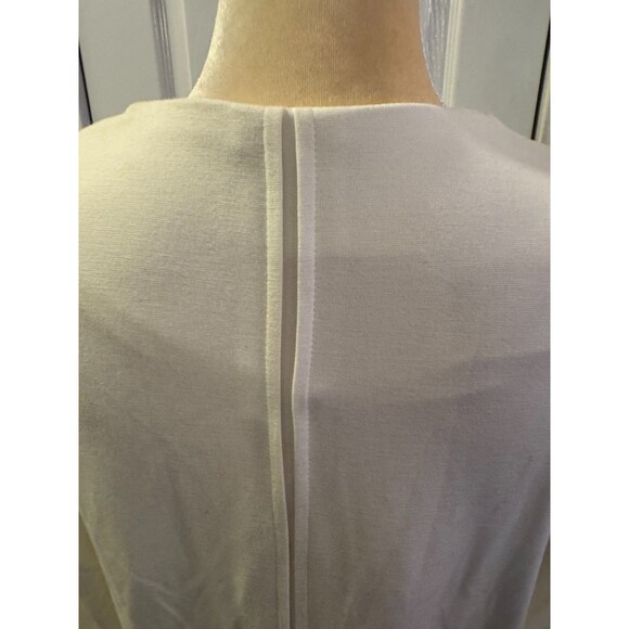 Chicos White Tunic Womens Sz. 1 (Chicos) Medium Zip up Great Condition - Picture 6 of 10
